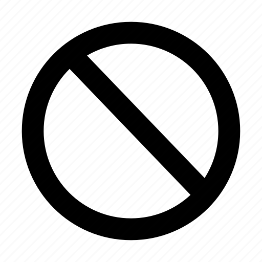 Circle, block, hide, stop icon - Download on Iconfinder