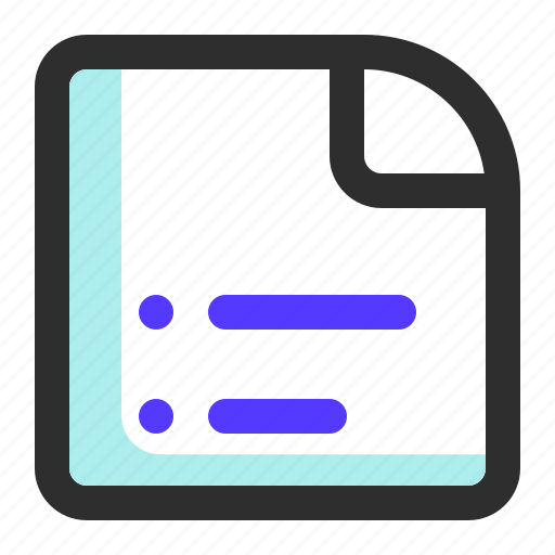 Note, file, paper, data, page, document, file format icon - Download on Iconfinder