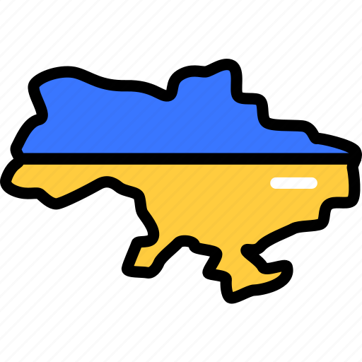 Map, country, ukraine icon - Download on Iconfinder