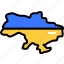 map, country, ukraine 