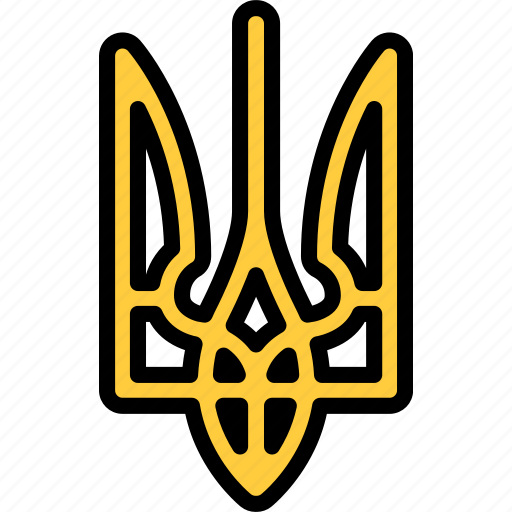 Ukrainian, trident, attribute icon - Download on Iconfinder