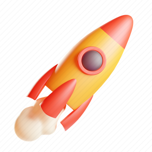 Rocket, astronomy, space, launch, business, science, missile 3D illustration - Download on Iconfinder