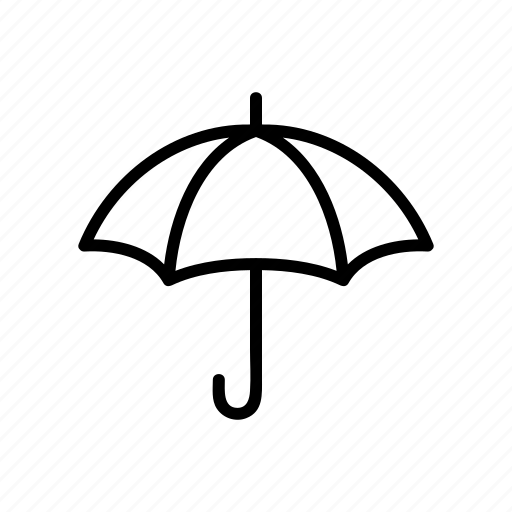 Closed, opened, outline, protect, rain, summer, umbrella icon - Download on Iconfinder