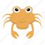 cartoon crab, crab, sea life, seafood, zodiac sign 