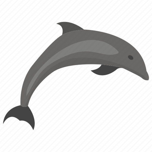 Dolphin, fish, mammal, marine animal, sea life icon - Download on Iconfinder