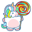 unicorn, foody, animal, horse, fairy tale, magic, lollipop, candy, snack 
