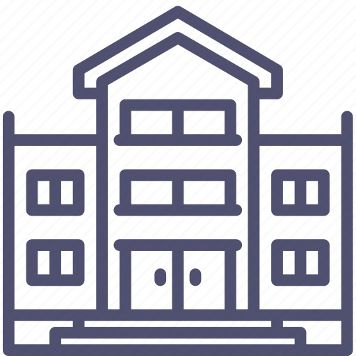 Bullding, house, library, school icon - Download on Iconfinder