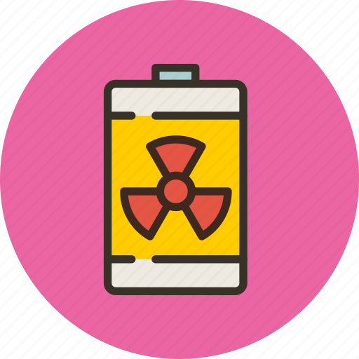 Atomic, battery, energy, nuclear, radiation icon - Download on Iconfinder