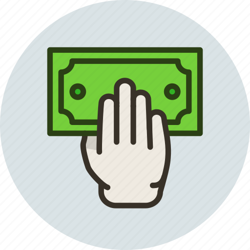 Atm, cash, hand, cash in, cash out icon - Download on Iconfinder
