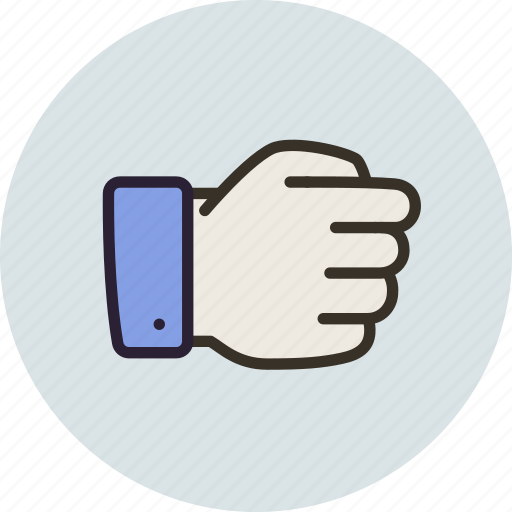 Fist, hand, holding, grab icon - Download on Iconfinder