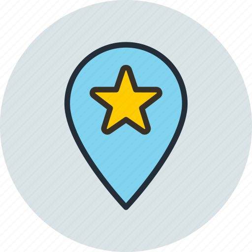 Favorite, location, star, geo targeting icon - Download on Iconfinder