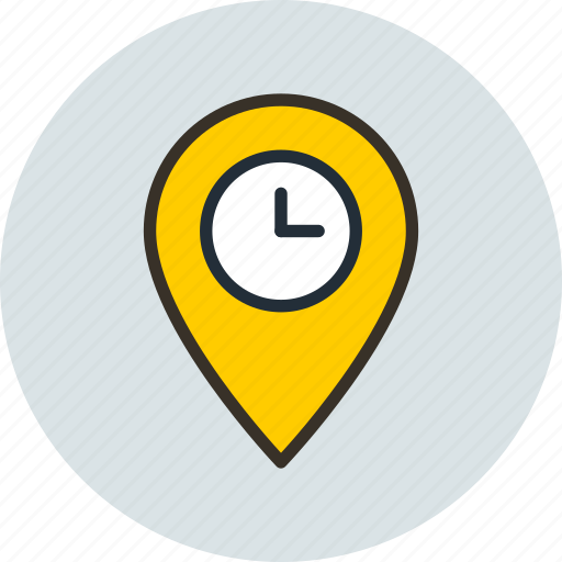 Location, time, geo targeting, pin icon - Download on Iconfinder