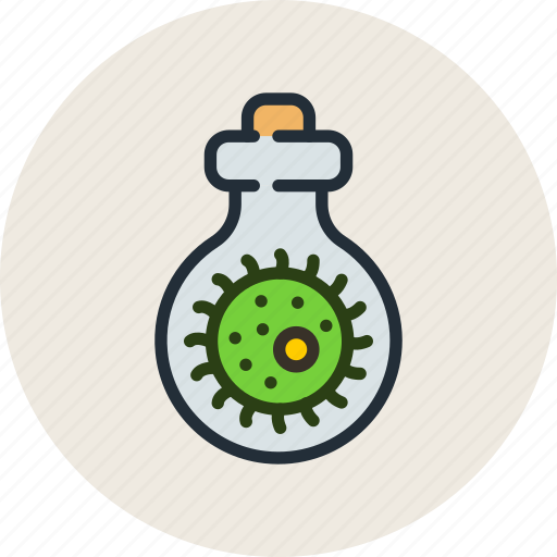 Bacteria, bacteriological, mass, tube, weapon icon - Download on Iconfinder
