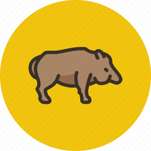 Animal, aper, boar, pig, wild icon - Download on Iconfinder