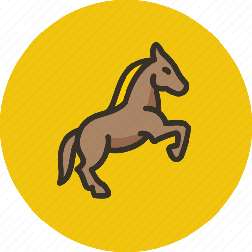 Animal, equine, horse, mare, prance, stallion icon - Download on Iconfinder
