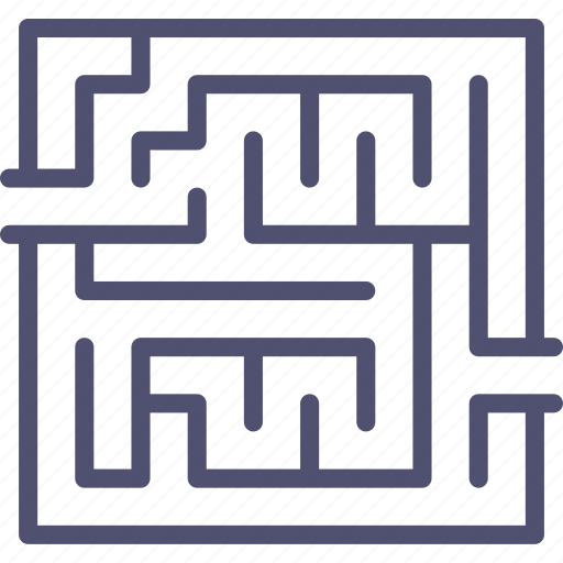 Labyrinth, map, maze, puzzle icon - Download on Iconfinder