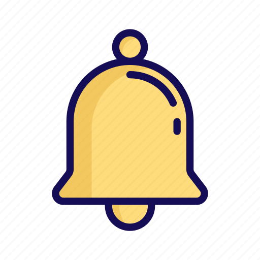 Bell, alarm, ring, media, message icon - Download on Iconfinder