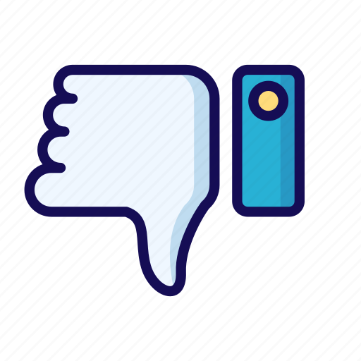 Dislike, like, hand, social, media icon - Download on Iconfinder