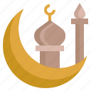 moon, arab, islamic, muslim, arabian