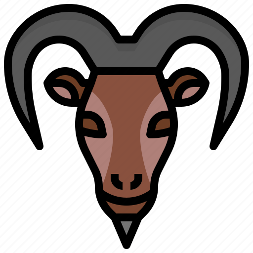 Goat, wildlife, nature, animals, animal, kingdom icon - Download on Iconfinder