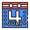 4th of july, america, independence, independence day, july 4, july 4th, usa icon