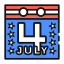 4th of july, america, independence, independence day, july 4, july 4th, usa icon 