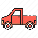 car, cargo, delivery, pickup, transport, truck, vehicle icon