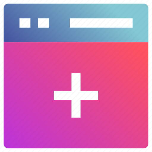 Add, browser, page, window icon - Download on Iconfinder