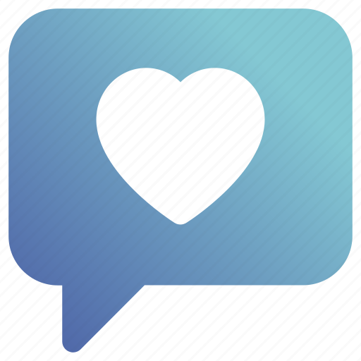 Chat, heart, like, love, talk icon - Download on Iconfinder