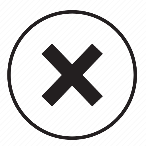 Cross, cancel, close, delete, exit, remove, trash icon - Download on Iconfinder