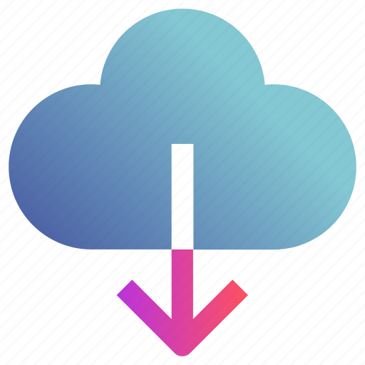Cloud, down arrow, download icon - Download on Iconfinder