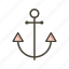 anchor, cruise, sea 