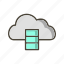 cloud, server, data base 