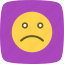 emoji, emoticon, sad 