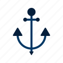anchor, cruise, sea