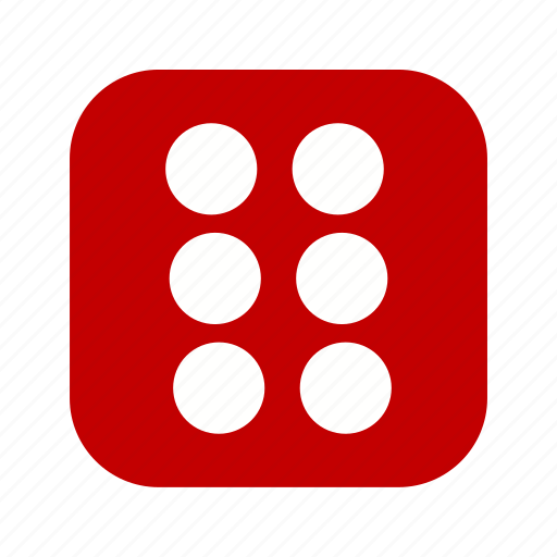 Casino, dice, six icon - Download on Iconfinder