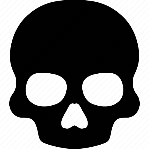 Danger, dead, death, head, human, poison, skull icon - Download on Iconfinder