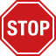 octagon, red, road, sign, stop, traffic, warning 