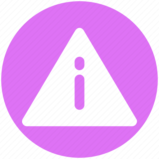 Graphics, info, percent, sign, symbols, triangle, warning icon - Download on Iconfinder