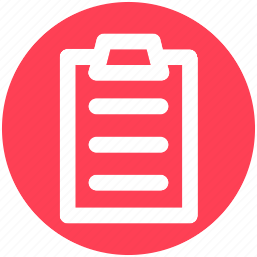 Clipboard, file, page, paper, pencil, sheet icon - Download on Iconfinder