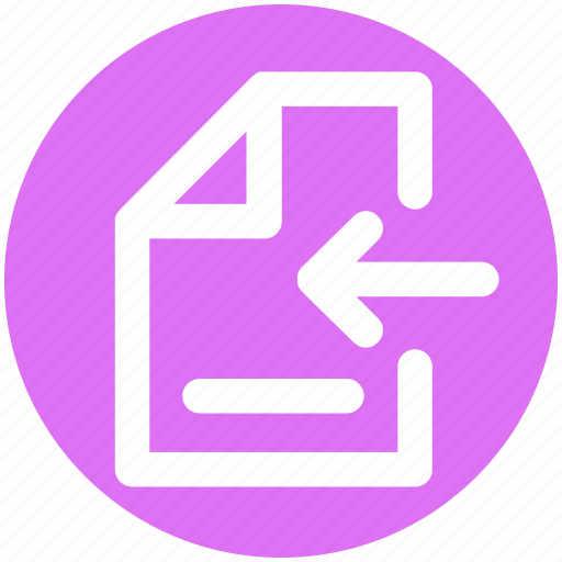 Document, file, left, page, paper, sheet icon - Download on Iconfinder