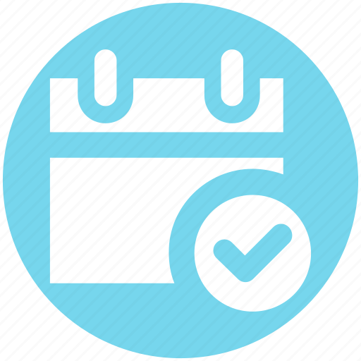 Accept, agenda, appointment, calendar, day, right icon - Download on Iconfinder