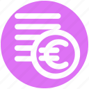 coins, currency, euro, euro coins, money