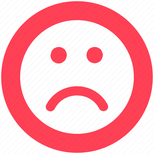 Emoji, emotion, face, sad, sadness face, smiley face icon - Download on Iconfinder