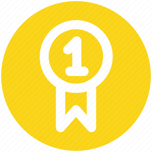 Award, award badge, badge, first, first position, prize, ribbon icon - Download on Iconfinder