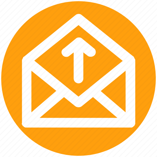 Email, envelope, letter, mail, message, open envelope, up icon - Download on Iconfinder