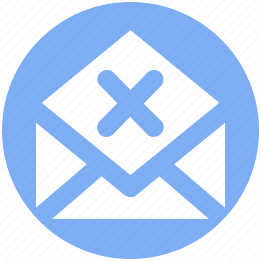Delete, email, envelope, letter, message, open envelope, reject icon - Download on Iconfinder