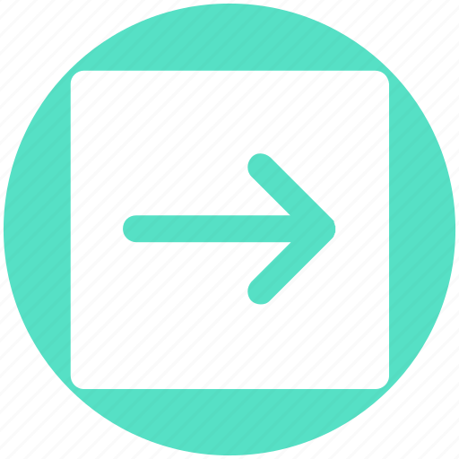 Arrow, box, forward, material, right icon - Download on Iconfinder