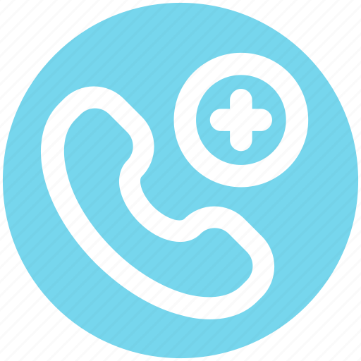 Add, communication, phone, phone receiver, plus, receiver, telephone icon - Download on Iconfinder
