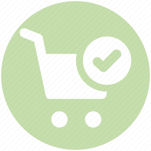 Accept, cart, ecommerce, good, shopping, shopping cart icon - Download on Iconfinder